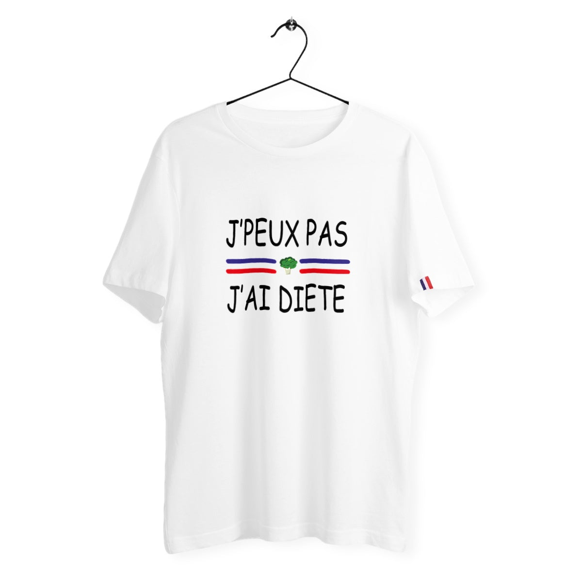 T-shirt homme j peux pas j ai diete France édition