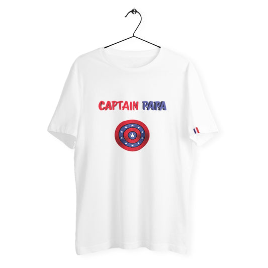 T-shirt homme captain papa France édition