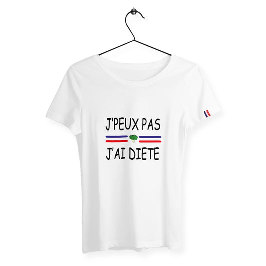 T-shirt femme j'peux pas j'ai diète France édition