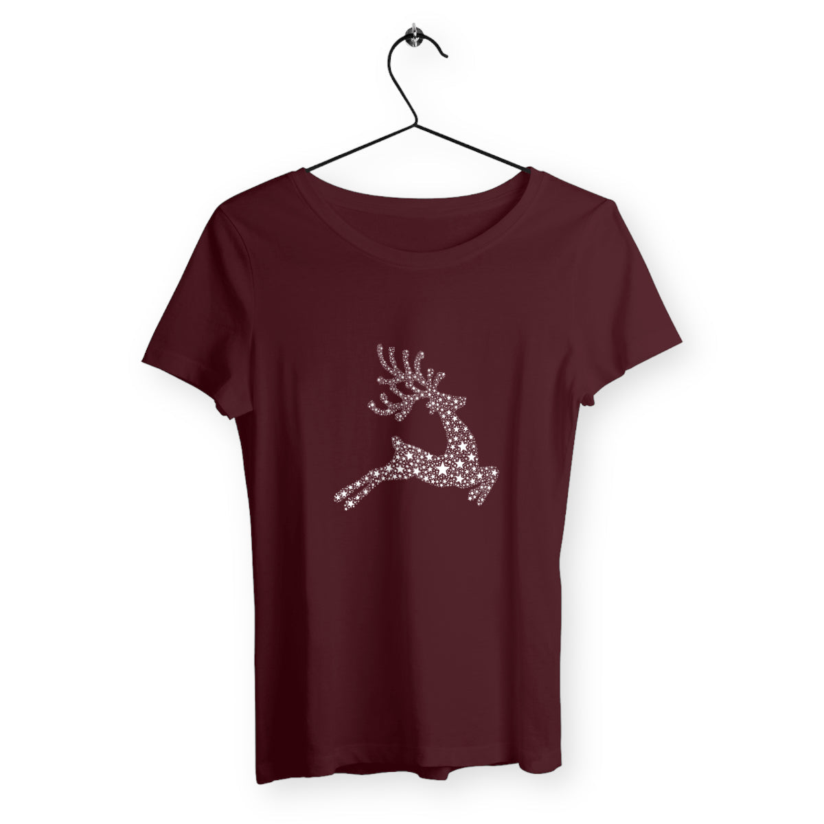 T-shirt femme renne étoilé