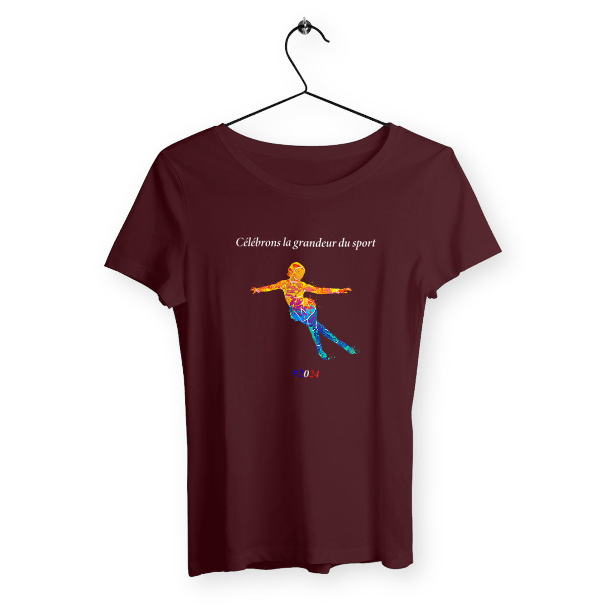 T-shirt femme patinage artistique