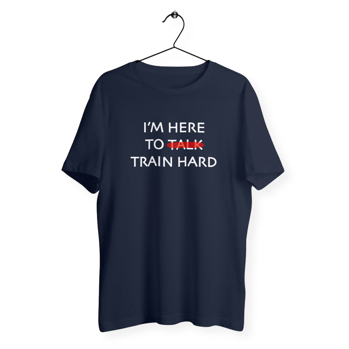 t-shirt homme i m here to train hard