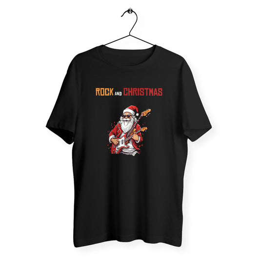 t-shirt homme rock and christmas