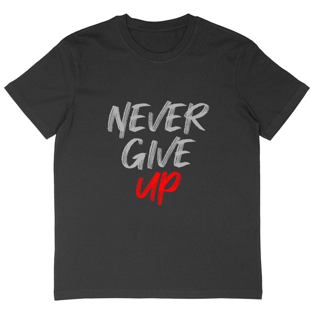T-shirt homme oversize never give up