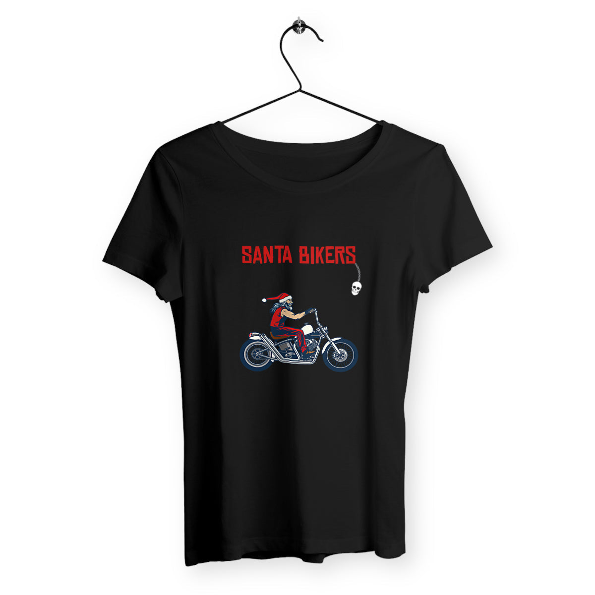 T-shirt femme santa bikers
